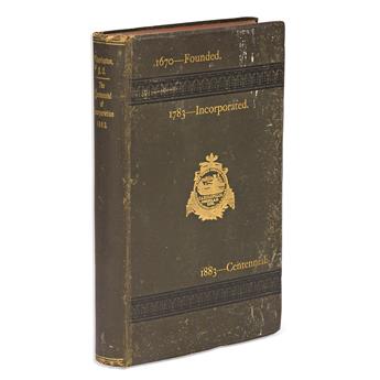 (CHARLESTON.) William Ashmead Courtenay. The Centennial of Incorporation 1883.